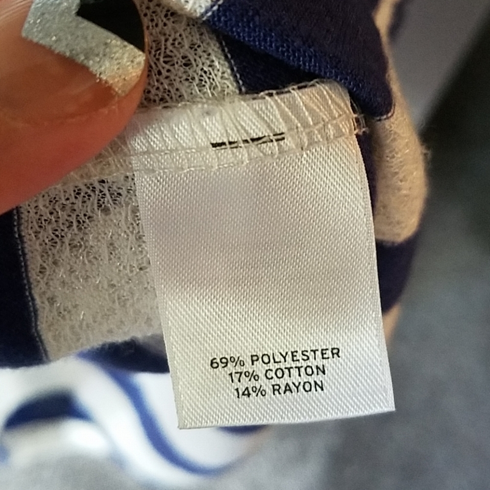 Caslon Scoop Neck Striped Tank Top - Picture 4 of 5